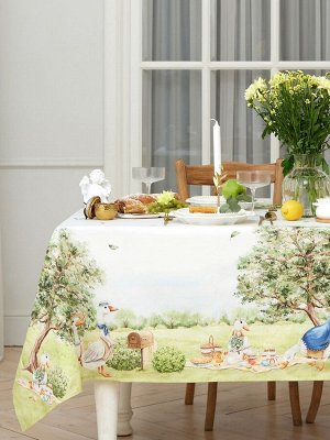Скатерть Этель Family picnic, 150x220 см +/-3 см с ВГМО, 100% хлопок, саржа 190 г/м²