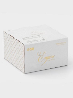 Кофейная пара WY Empire, чашка 100 мл, блюдце d=6.8 см, фарфор, белый