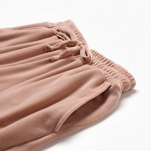 Костюм детский (свитшот, брюки) KAFTAN Plushy 30 (98-104), бежевый