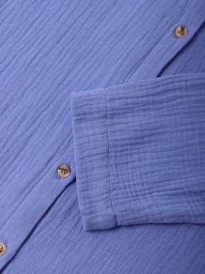 Рубашка из муслина для девочек KAFTAN.