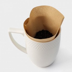 Набор фильтров для заваривания кофе V60 "Tasty" неотбеленные 50 шт.   9589241