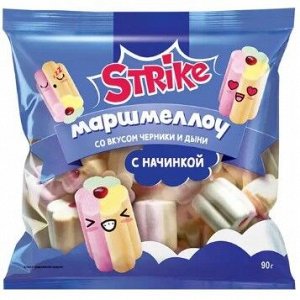 «Strike», маршмеллоу Jam со вкусом черники & дыни, 90 г