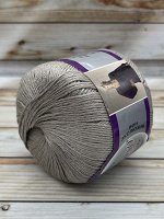 Пряжа для вязания 50 гр, Lino 50% лен эксклюзив 50% вискоза 175м/50г цвет 969 стальной
