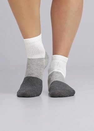 Носки. Цвет: т.серый/меланж серый