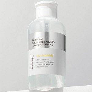 Мицеллярная вода для снятия макияжа с ниацинамидом JMsolution Skin Boost Niacinamide Micellar Cleansing Water 1.5, 500мл