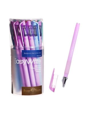 Ручка шариковая EasyWrite Zefir, 0.5 мм, синие чернила, матовый корпус Silk Touch, МИКС