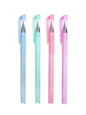 Ручка шариковая EasyWrite Zefir, 0.5 мм, синие чернила, матовый корпус Silk Touch, МИКС