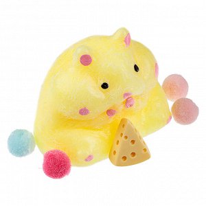 Игрушка Сквиш антистресс "Хомячок", TPR, 14х13х4см, 2 дизайна