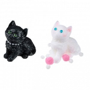 Игрушка Сквиш антистресс "Котик с милыми глазками", TPR, 13х15х4,5см, 2 дизайна