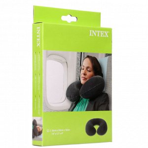INTEX Подушка надувная дорожная 36x30x10см 68675