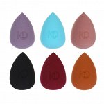ЮниLook Спонж для нанесения тональной основы, латекс, 4,5x3,5см, 3-6 цветов