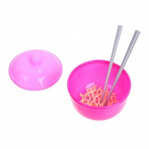 ИГРОЛЕНД Набор игровой, посудка с продуктами, PP, картон, 19х7х31 см