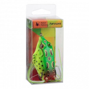 AZOR FISHING Лягушка силиконовая &quot;Крези&quot; 55 мм, 5 цветов