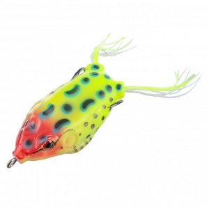 AZOR FISHING Лягушка силиконовая "Крези" 55 мм, 5 цветов