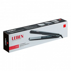 LEBEN Утюжок-выпрямитель для волос, 30Вт, нагрев 200гр.С