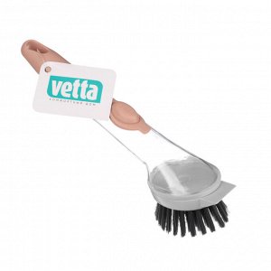 VETTA Щетка длинная с дозатором, полипропилен, 22,5х5,5х4,5 см,3  цвета