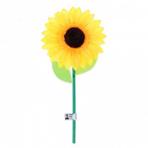 INBLOOM Фигурка на стержне Подсолнух, 1LED, 1 реж., 14х30х3см, PS, PMMA, PVC, PP, 3xLR44