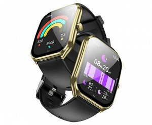 Смарт часы, умные часы с поддержкой звонков, Hoco Watch Y28 AMOLED