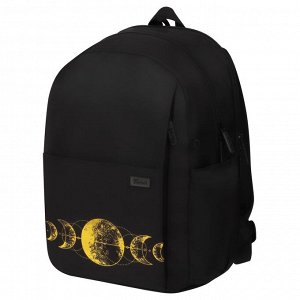 Рюкзак Frst F-Spiritual "Moon phases" 40,5*29*15,5см, 2 отделения, 5 карманов, уплотненная спинка