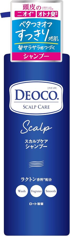 Шампунь против возрастного запаха Rohto DEOCO Scalp Care Shampoo Sweet Floral