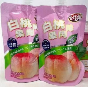 Желе питьевое с кусочками кокоса со  вкусом персика 110 г Китай