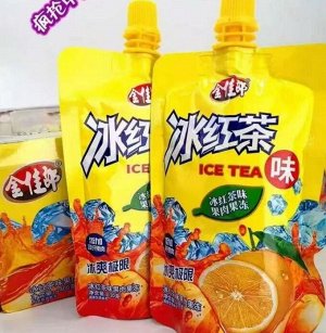 Желе питьевое со вкусом фруктового ледяного чая 110 г Китай