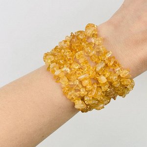 Бусины для украшенимй из Цитрина крошка