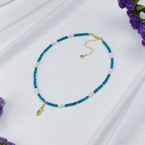 Бусы детские из Апатита и Перламутра