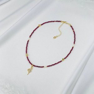 Бусы детские из Граната и Жемчуга