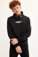 Печатные Degaje Воротник Slim Fit Толстовка