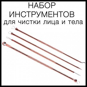 Набор инструментов для чистки лица и тела 4 в 1