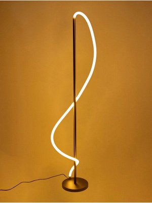 Торшер напольный BayerLux «Аланед», LED, 80 Вт, 4000К, черный, 33x33x160 см