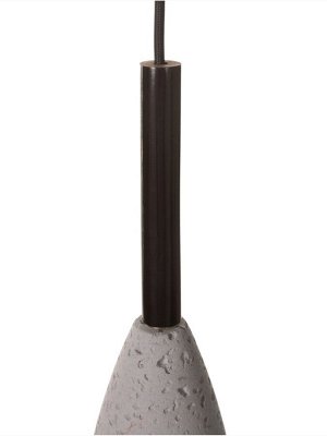 Светильник потолочный BayerLux «Жозе», 1x40 Вт, Е27, серый, 10x10x35.5+120 см