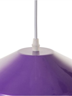 Светильник потолочный BayerLux Lea, 1x40 Вт, Е27, темно-фиолетовый, 26x26x32 см