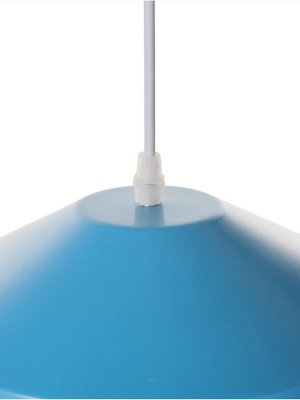 Светильник потолочный BayerLux Lea, 1x40 Вт, Е27, синий, 26x26x32 см