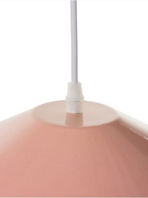 Светильник потолочный BayerLux Lea, 1x40 Вт, Е27, розовый, 26x26x32 см