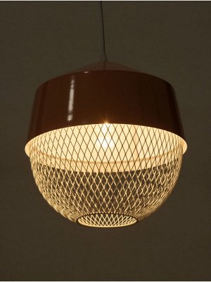 Светильник потолочный BayerLux Lea, 1x40 Вт, Е27, розовый, 26x26x32 см