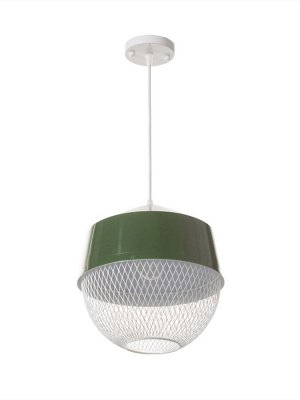 Светильник потолочный BayerLux Lea, 1x40 Вт, Е27, зеленое яблоко, 26x26x32 см