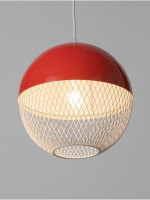 Светильник потолочный BayerLux Lina, 1x40 Вт, Е27, алый, 26x26x32 см
