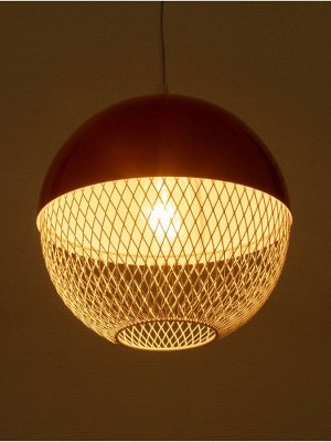 Светильник потолочный BayerLux Lina, 1x40 Вт, Е27, алый, 26x26x32 см