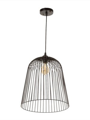 Светильник потолочный BayerLux Millie, 1x40 Вт, Е27, черный, 31x31x35 см
