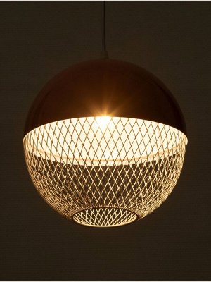 Светильник потолочный BayerLux Lina, 1x40 Вт, Е27, светло-розовый, 26x26x32 см