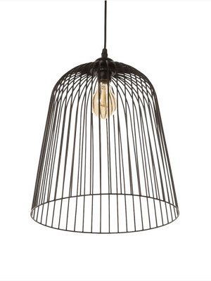 Светильник потолочный BayerLux Millie, 1x40 Вт, Е27, черный, 31x31x35 см