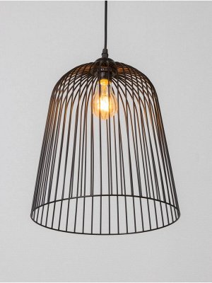 Светильник потолочный BayerLux Millie, 1x40 Вт, Е27, черный, 31x31x35 см