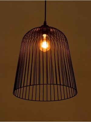 Светильник потолочный BayerLux Millie, 1x40 Вт, Е27, черный, 31x31x35 см