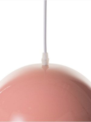 Светильник потолочный BayerLux Lina, 1x40 Вт, Е27, светло-розовый, 26x26x32 см