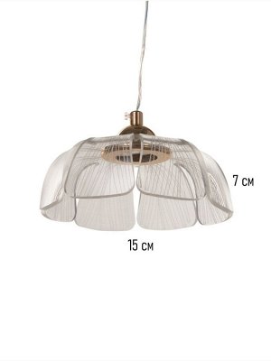 Люстра потолочный BayerLux Tanja, 28 Вт, LEd, 4000-6000К, золото, 63x41x42 см