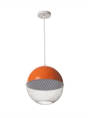 Светильник потолочный BayerLux Lina, 1x40 Вт, Е27, неон-оранжевый, 26x26x32 см