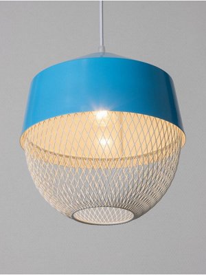 Светильник потолочный BayerLux Lea, 1x40 Вт, Е27, синий, 26x26x32 см