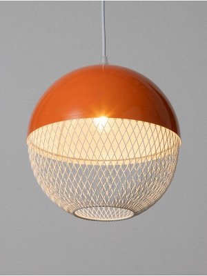 Светильник потолочный BayerLux Lina, 1x40 Вт, Е27, неон-оранжевый, 26x26x32 см